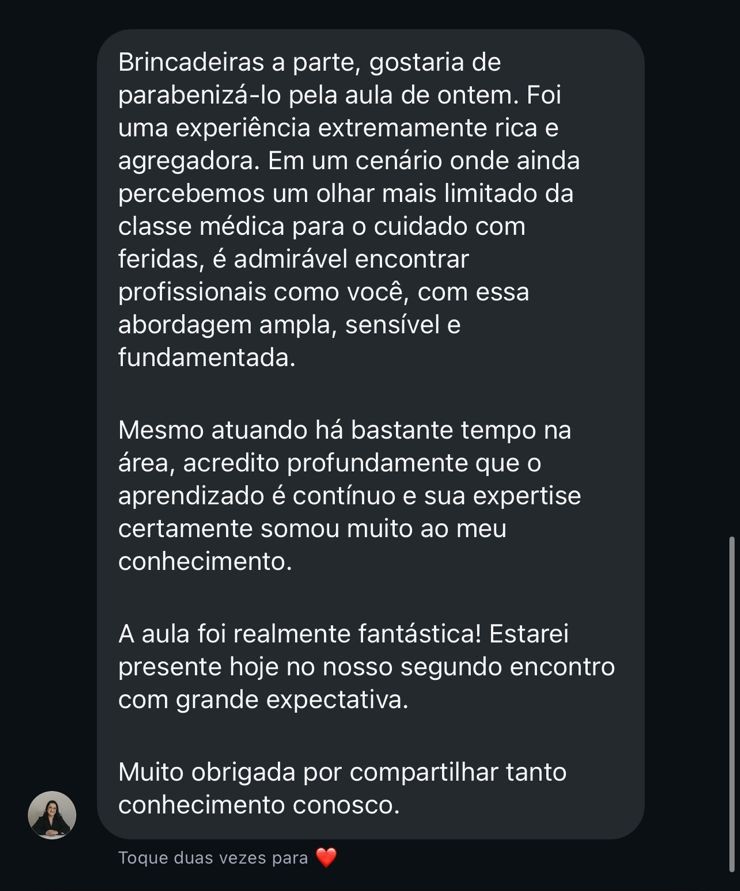 Depoimento — estomaterapeuta.ana, conversa completa
